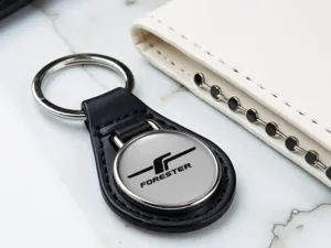 Subaru Safety Keychains High-Quality Leather Drift Style